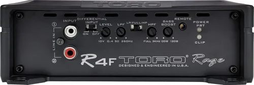 Miniatura 5 de Toro Audio R4F 1000 vatios RMS / 2500 W MAX Monoblock Amplificador de coche Amplificador de subwoofer clase D de puente completo, potencia