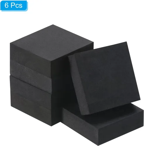 Miniatura 3 de PATIKIL Patas para macetas de 2 x 2 x 0.6 pulgadas, paquete de 6 unidades, invisibles de goma, cuadrados para jardín, patio, terraza, macetas