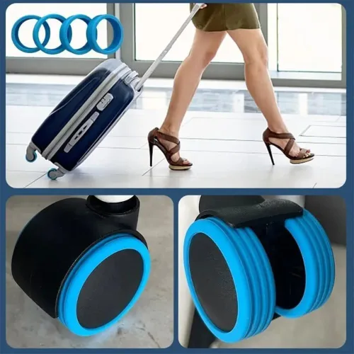 Miniatura 7 de Cubierta protectora para el compartimiento de equipaje, 8162432 piezas, fundas impermeables para ruedas de equipaje, fundas protectoras