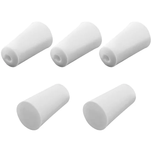 Miniatura 23 de Bettomshin Tapón cónico de silicona Carboy, adecuado para orificios de 3/8 pulgadas de diámetro, para elaboración casera, cerveza, vino, kombucha