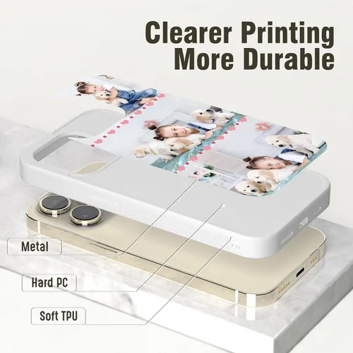 Miniatura 2 de Fundas personalizadas para teléfono, diseño de collage de fotos personalizadas, divertidas, para iPhone 11, 12, 13, 14, 15, 16, 17 Pro Max Plus 3Foto