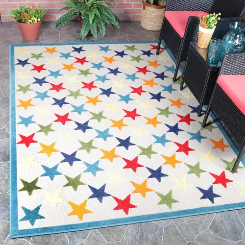 Miniatura 62 de SUPERIOR - Alfombra de interior y exterior, perfecta para patio, dormitorio, cocina, sala de estar, entrada, cuarto de juegos, guardería, cubierta