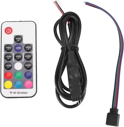 Miniatura 5 de Fydun Portavasos para automóvil, 4 unidades, DC 12 V, RGB LED, portavasos para botellas de bebidas con control remoto para camiones de autocaravana