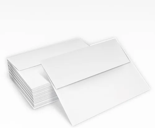 Miniatura 5 de LUXPaper Sobres de invitación A2 Despegar y prensar 4 3/8 pulgadas x 5 3/4 pulgadas Blanco Texto de 80 libras 50 unidades 80 libras.