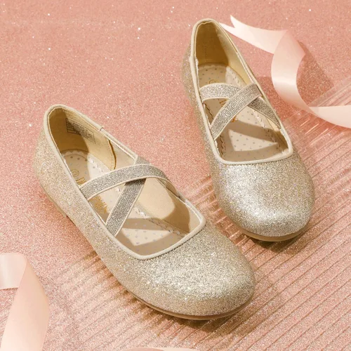 Miniatura 4 de DREAM PAIRS Zapatos de vestir tipo bailarina, de piso, para niñas Mary Jane
