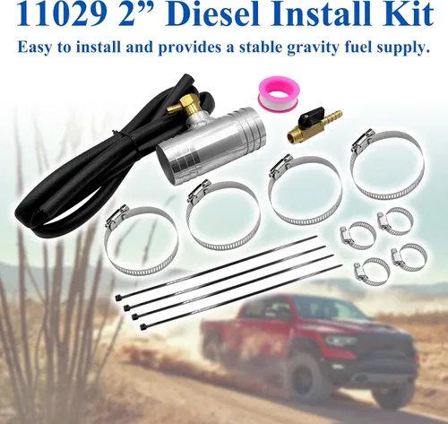 Miniatura 5 de 11029 Kit de instalación diésel de 2 pulgadas, compatible con camiones Chevy/GMC (1999-2010)