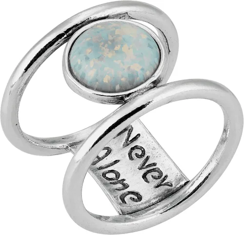 Miniatura 2 de Silpada Anillo de ópalo "Never Alone" en plata de ley, Plata de ley, plata, Ópalo