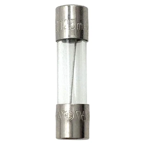 Vidrio T125mAL250V 0.197x0.787 in lento para altavoces Fusible 125mAMP 0.125AMP 10PCS (T125mA)
