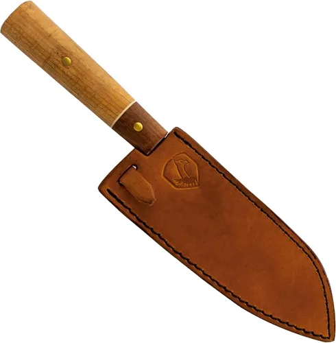 Miniatura 2 de Condor Cuchillo Santoku de cocina Kondoru Tool & Knife Cuchillo de pelar de acero inoxidable 440C con mango de nogal Cuchillo de cortar