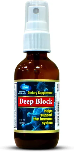 Bloque profundo - Refuerzo de apoyo inmunológico - Apoyo al sistema inmunológico - Spray bucal diario - Vitamina D y zinc - PPG Nutritional