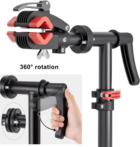 Miniatura 3 de CXWXC Soporte de reparación de bicicletas - Soporte de mantenimiento de montaje en banco - Soportes de trabajo para bicicletas de montaña