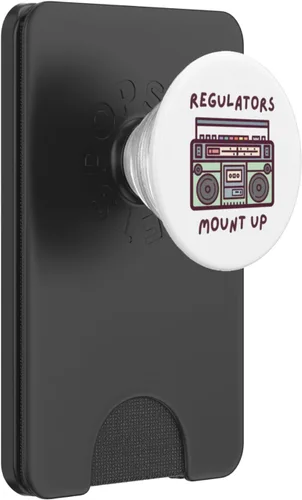 Miniatura 8 de Regulators Mount Up 90s Letras de hip-hop de la vieja escuela PopSockets intercambiables PopGrip