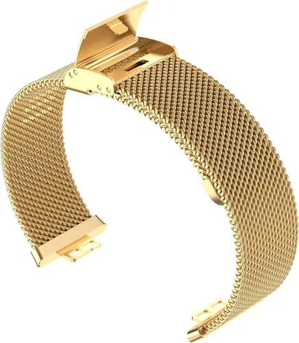 Miniatura 5 de Compatible con Huawei Watch Fit Band para mujeres y hombres, correa de metal de acero inoxidable de repuesto para Huawei Watch Fit Band Dorado