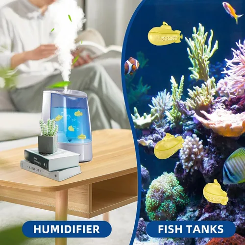Miniatura 6 de AMI PARTS Humidificador universal limpiador de peces para todos los humidificadores y peceras, purifica el agua, suaviza el agua dura, evita