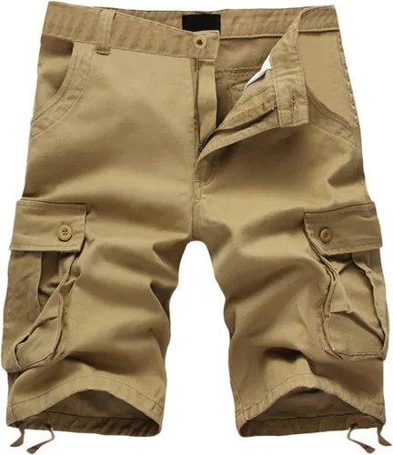 Miniatura 11 de Men Cargo Shorts Classic Fit Lightweight Ripstop Pants Tactical Outdoor Work Short Trousers with Multi Pocket