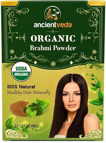 Miniatura 11 de Ancientveda Tratamiento orgánico natural para el crecimiento del cabello Antioxidantes Polvo limpiador Reduce las arrugas Amla, sin OMG