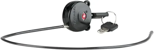 Forge Cerraduras de equipaje aprobadas por la TSA, cerradura de viaje con llave de hoyuelo ultra segura, cerraduras de cable extralargas de 15
