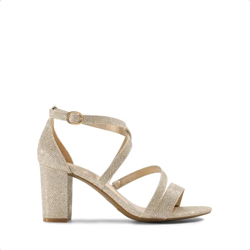 Miniatura 2 de DREAM PAIRS Sandalias de tacón bajo grueso con correa de tobillo para mujer