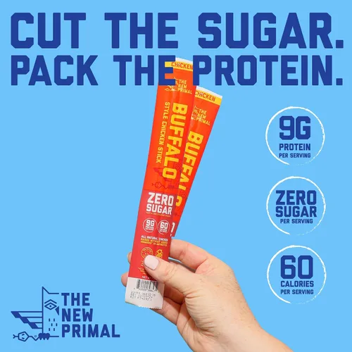 Miniatura 4 de The New Primal - Muestra de barras de carne, carne de res alimentada con pasto, pollo 100% natural, refrigerios saludables keto y sin gluten