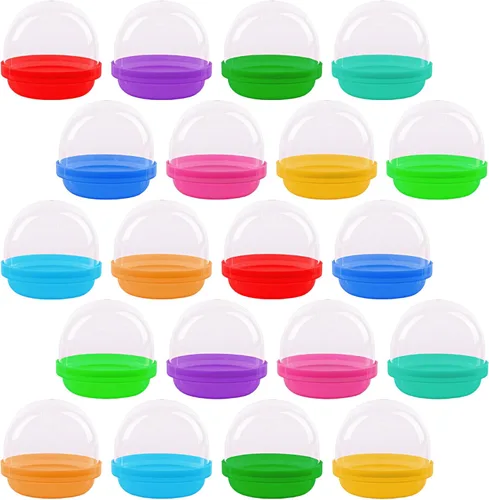 ArtCreativity Cápsulas de máquina expendedora, juego de 75 cápsulas de máquina de chicles de 2 pulgadas para mini juguetes, joyas y baratijas,