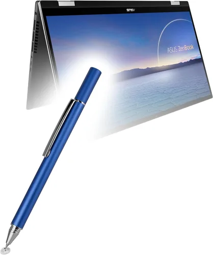 BoxWave Lápiz óptico compatible con ASUS ZenBook Flip 15 (UX564), lápiz capacitivo FineTouch, lápiz capacitivo súper preciso, color azul lunar
