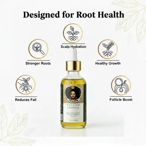 Miniatura 4 de AILES Biotin - Aceite capilar de romero para el crecimiento y engrosamiento del cabello, suero intenso para el cuero cabelludo con clavo, ricino