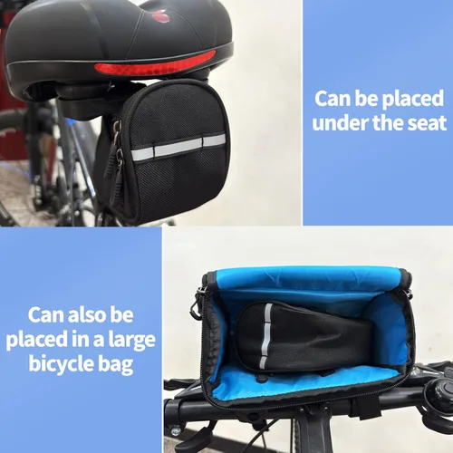 Miniatura 4 de Kit de Herramientas de Reparación de Bicicletas – 21 Piezas Juego de Herramientas para Bicicleta con Llaves Hexagonales, Palancas para Llantas, Kit