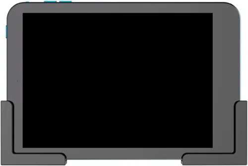 Miniatura 3 de Soporte de montaje en pared para tabletas Smartphones Fácil instala con adhesivo o tornillos EReader Montaje en pared Negro
