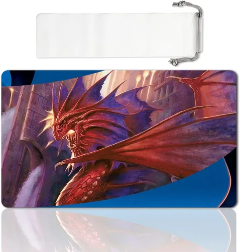 Miniatura 30 de Juego de mesa MTG Playmat Games Tamaño 60X35 cm CCG Compatible para MTG CCG RPG Juego de cartas coleccionables (Ajani Steadfast)