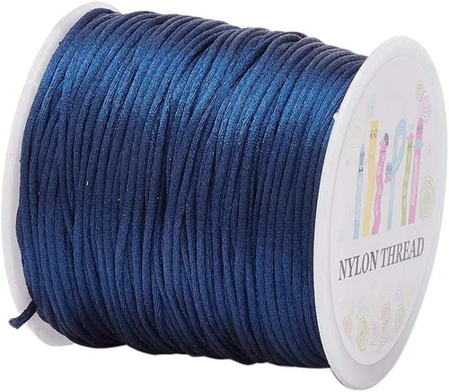 Miniatura 24 de Elecrelive - Cuerda de nailon de 200 yardas para pulseras, 200 yardas, cuerda de nailon para pulseras, 20 colores para collar, pulsera, joyería