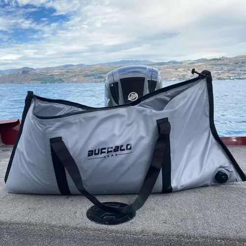 Miniatura 2 de Bolsa enfriadora térmica Buffalo Gear para peces, 40x18 pulgadas 48x18 pulgadas, a prueba de fugas, bolsa portátil impermeable, mantiene el hielo