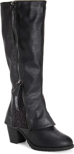 Miniatura 2 de MUK LUKS Botas de encaje para mujer - Gris