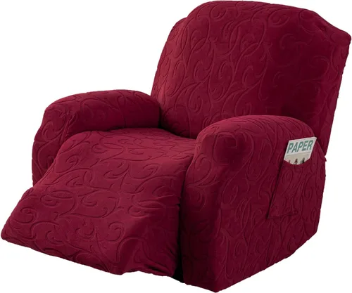 Miniatura 40 de Fundas para Sofá Reclinable Seccional Funda de Sofá para Sofá Reclinable de 3 Asientos, 5 Piezas Funda Elástica para Sofá de 3 Cojines Reclinable