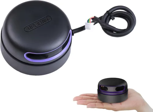 youyeetoo RPLIDAR A2M12 Escáner Lidar de 360 grados 39.4 ft (39 pies) Distancia de medición, frecuencia de muestreo de 16000 Hz Compatible con SDK