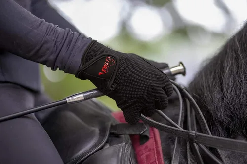 Miniatura 7 de Guantes de equitación para mujer Y.J TAILS Guantes ecuestres para mujer, damas, niñas para montar al aire libre, deportes