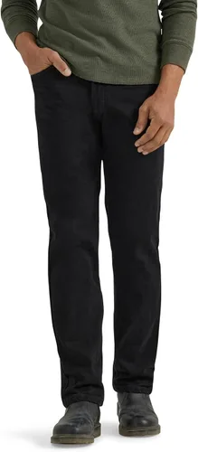Wrangler Authentics - Pantalones de mezclilla clásicos de 5 bolsillos, ajuste regular, para hombre de algodón