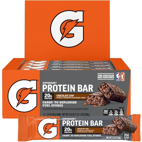 Miniatura 11 de Gatorade - Barras de recuperación de proteína de suero de leche, 12 unidades, sabor malvavisco (paquete de 1)