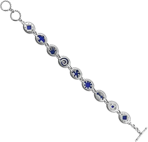 Miniatura 6 de American West Sterling and Gemstone - Pulsera de tenis reversible, tallas S, M, L, Metal