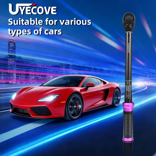 Miniatura 7 de Llave dinamométrica de clic de 1/2 pulgada 10-170 FT-LB/13.6-230.5N.M, precisión de ±3%, llave dinamométrica profesional de clic de doble dirección
