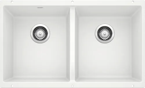 Miniatura 9 de Blanco Précis Fregadero 2 tarjas iguales de 16 pulgadas, 516319 Gris metálico