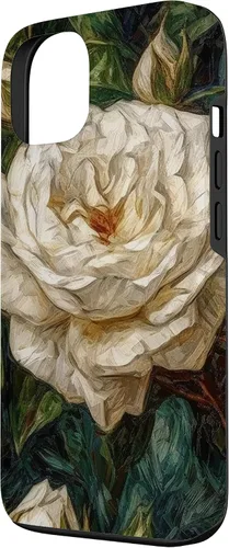 Miniatura 2 de Funda para iPhone 13 Van Gogh Art White Flower White Roses