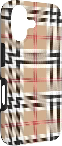 Miniatura 3 de Funda de franela a cuadros para iPhone 17