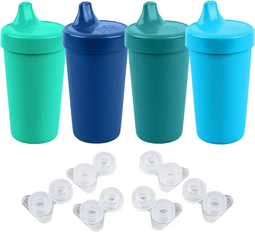 Miniatura 18 de Re-Play - Vasos con tapa y boquilla de 10 oz., hechos en EE.UU. para niños pequeños de 1 año en adelante, a prueba de derrames, aptos