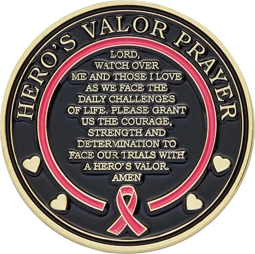 Miniatura 3 de Hero's Valor St. Agatha, Santa Matrona del Cáncer de Mama, Moneda de Desafío de Oración, 1-Pack (Una Moneda)