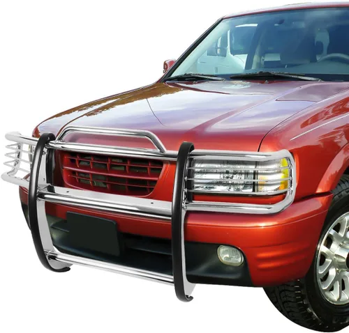 Miniatura 5 de DNA MOTORING GRILL-G-039-SS Parachoques Delantero Cepillo Rejilla Guarda, Plata