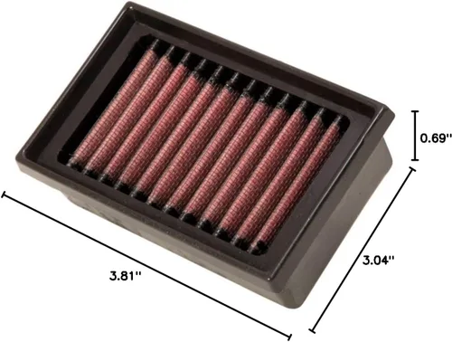 Miniatura 2 de K&N Filtro de aire del motor: Alto rendimiento, Premium, Powersport Filtro de aire: Se adapta a 2001-2011 BMW