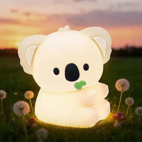 Miniatura 11 de Luz Nocturna de Capibara Navideña Suave con Modos RGB Regulable Luz Nocturna de Guardería para Lactancia Colgable Linda Lámpara de Animal Novedosa
