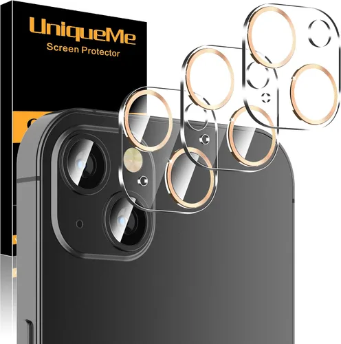 Miniatura 27 de UniqueMe para Paquete de 3 Protectores de Lente de Cámara para iPhone 15 Pro/iPhone 15 Pro Max, [Protección contra Caídas] [Compatible con Fundas]