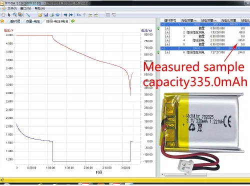 Miniatura 5 de DC 3.7V 330mAh 702025 Batería recargable de polímero de litio, adecuada para productos electrónicos de bricolaje 3.7-5V con reemplazo de batería