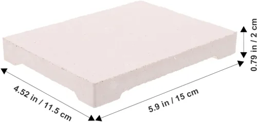 Miniatura 2 de EXCEART Tablero de soldadura de joyería para fundir con estructura de panal de abeja, ladrillo refractario resistente al calor, almohadilla